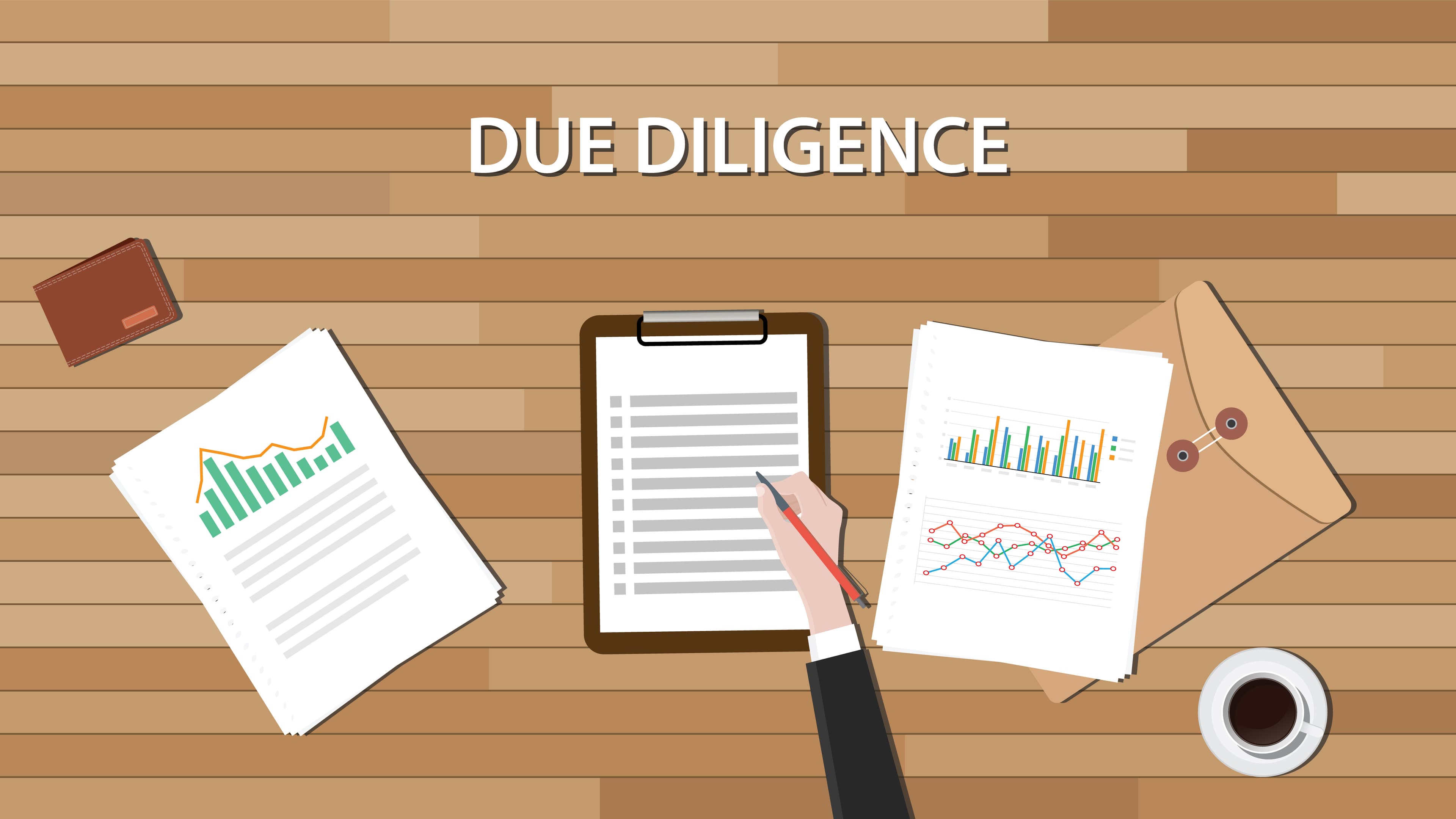 Supplier due diligence and evaluation documents under review.